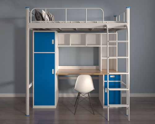 一般单人双层铁床是多重？